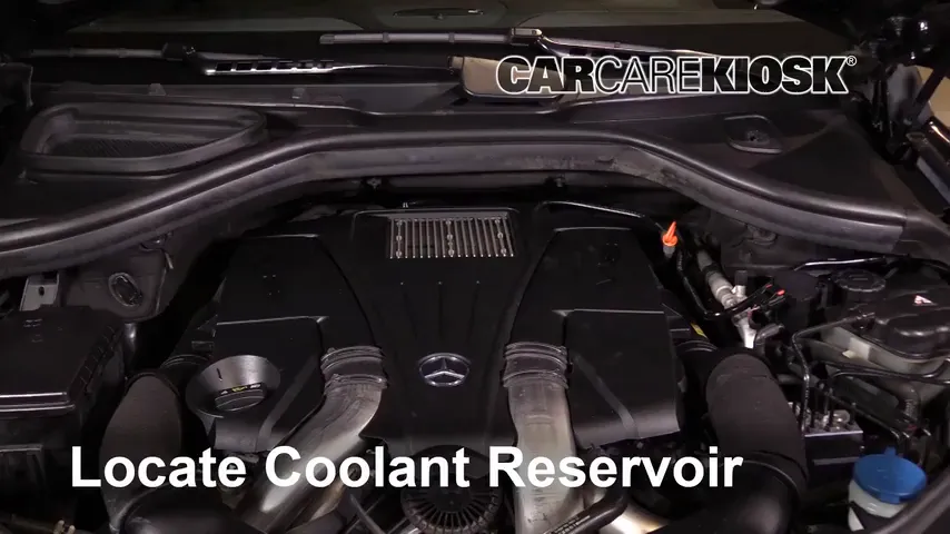 2013 Mercedes-Benz GL450 4.6L V8 Turbo Refrigerante (anticongelante) Cambiar refrigerante